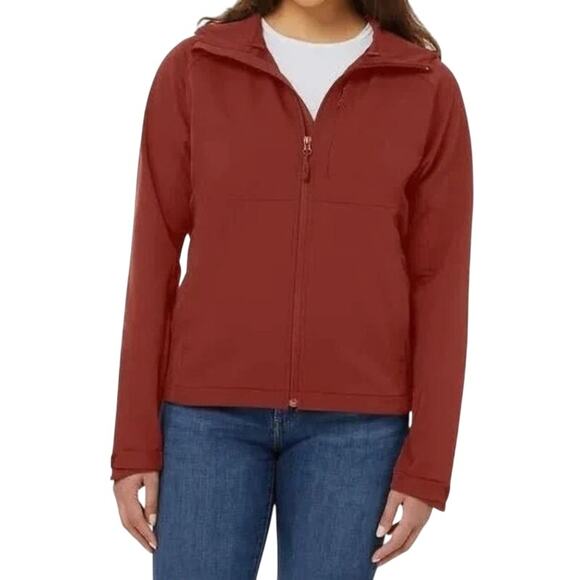Kirkland Signature Jackets & Blazers - KIRKLAND Signature Womens Red Water Wind Resistant Hooded Jacket Large